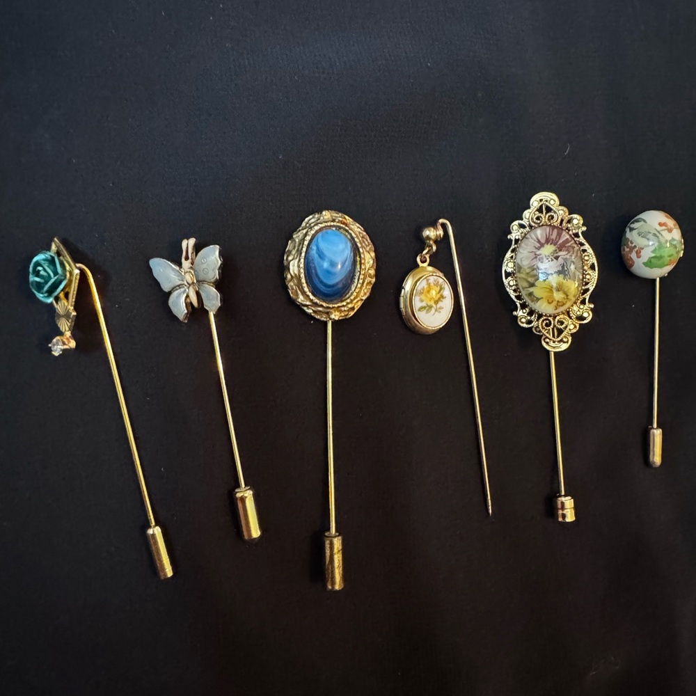 Vintage Stick Pins (6)